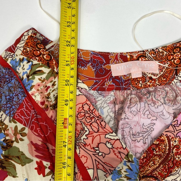 Une Ame Red Maxi Dress Medium - Picture 8 of 10